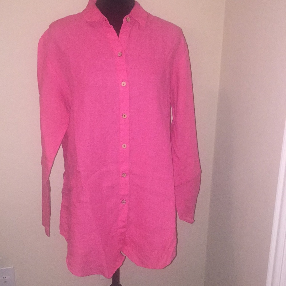 Soft Surroundings Long Sleeve Button Down